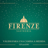 Gift Card Camisa a Medida