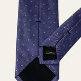 Corbata morada con detalles