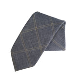 Corbata gris a cuadros DGR